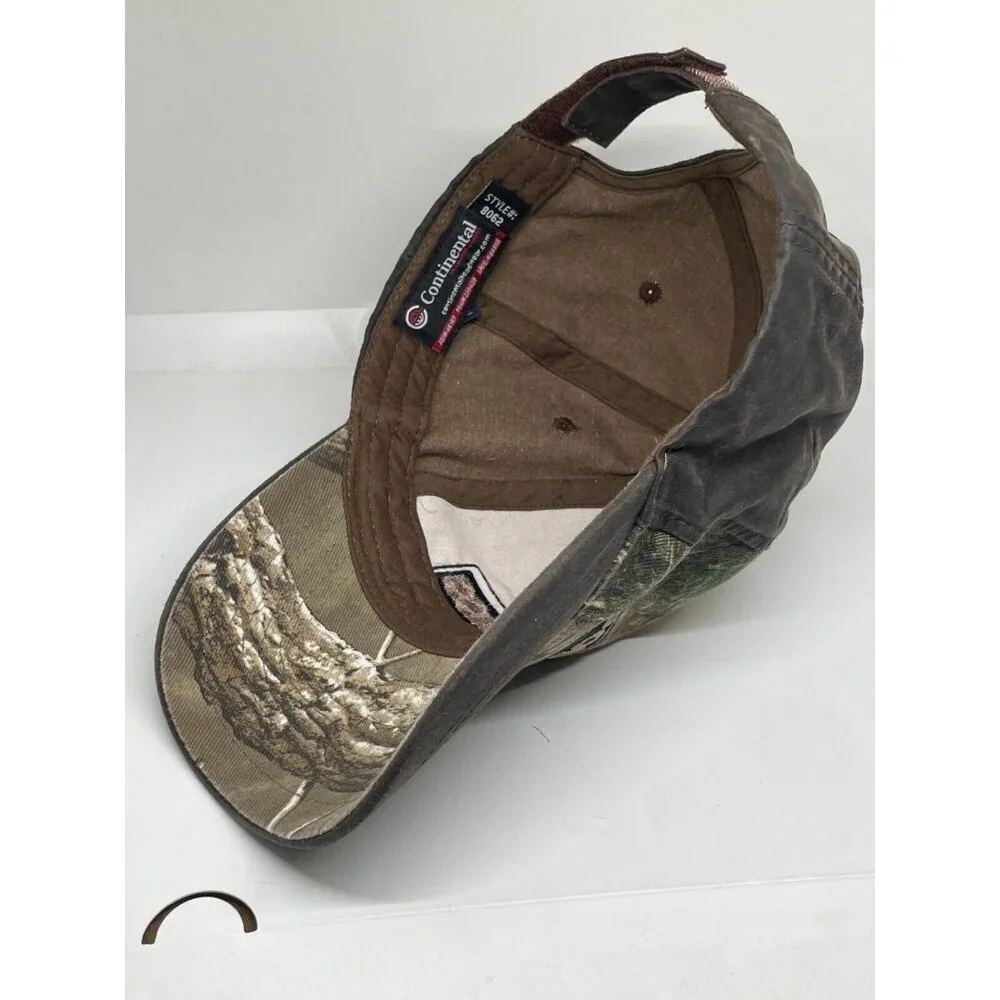 CONTINENTAL POLYGLASS MAPS CAMO baseball cap hat strap back hunting
